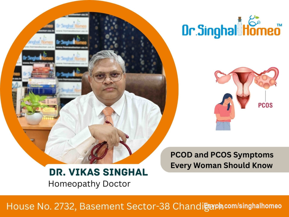 PCOD and PCOS Symptoms Every Woman Should Know

PCOD (Polycystic Ovary Disease) and PCOS (Polycystic Ovary Syndrome) can cause several symptoms that women should know about. Common signs include irregular periods, weight gain, acne, and extra hair growth. Women with these conditions may also face fertility problems and mood swings. By recognizing these symptoms, women can determine if they might have PCOD or PCOS and seek the right help.

If you want effective treatment for PCOD or PCOS, start with "What are the symptoms of pcod and PCOS?" For personalized care, consult Dr. Vikas Singhal. He is a trusted doctor who offers expert homeopathic treatment tailored to your needs. With his experience in managing hormonal changes and related conditions, he provides holistic solutions for women with PCOD and PCOS. For a complete approach to better health, call or WhatsApp us at +91 9056557147. Visit us: https://homeodoctor.co.in/understanding-pcos-pcod-a-comprehensive-guide/

#PCOD
#CausesofPCOD
#HomeopathicThreatmentforPCOD
#HomeopathicMedicines
#HomeopathyforPCOD
#HomeopathicTreatment 
#Homeopathy
#HomeopathyforPCODTreatment
#BestTreatmentforPCOD