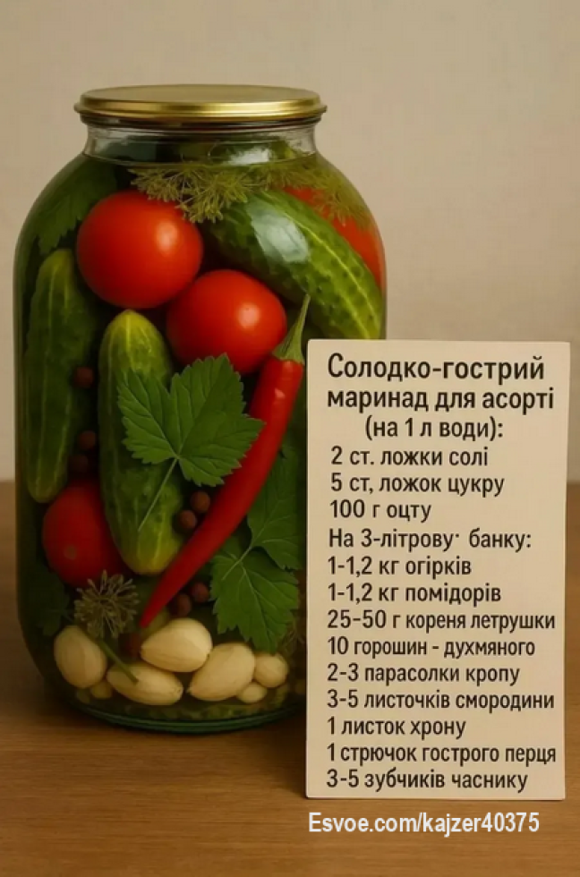 Гарний рецепт.