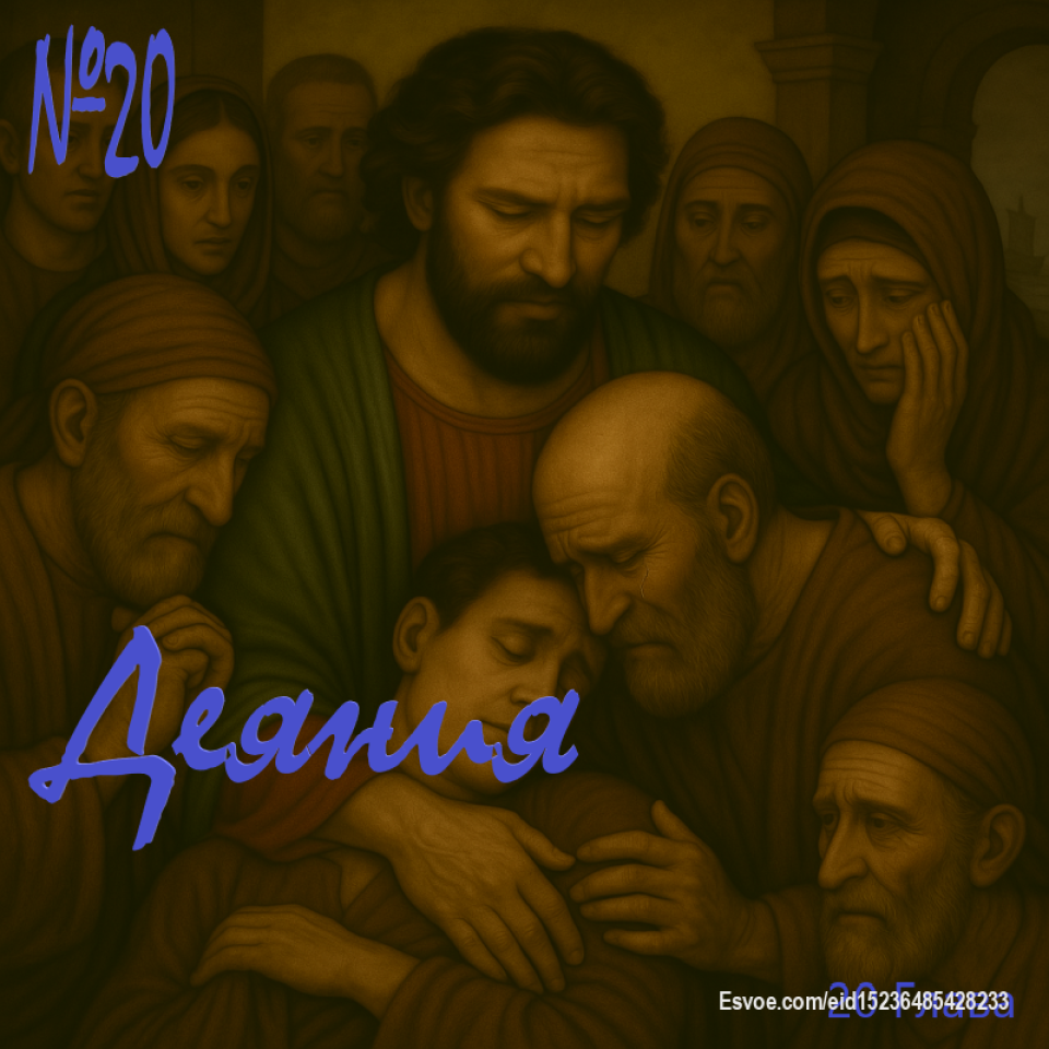 Книга Деяния святых Апостолов 20 глава разбор Писания слушать онлайн
https://sites.google.com/view/svetiisusa7/главная/разбор-текстов/деяния/20-глава