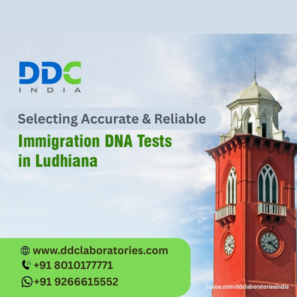 Selecting Accurate & Reliable Immigration DNA Tests in Ludhiana

For those living in Punjab, particularly in Ludhiana, getting a trustworthy DNA test has never been easier. DDC Laboratories India is one of India's leading DNA testing companies.

Here, we provide accredited DNA tests for relationships like paternity, maternity, and sibling connections. We have 250+ collection centers nationwide and worldwide. Our advanced technology and experienced DNA testing team offer accurate & reliable results within 8 to 10 days.

Call us at +91 8010177771 or WhatsApp at +91 9266615552.

Visit us:  https://www.ddclaboratories.com/immigration-dna-tests-in-ludhiana-punjab/

#DNAtestsinLudhiana
#ImmigrationDNATestsinLudhiana