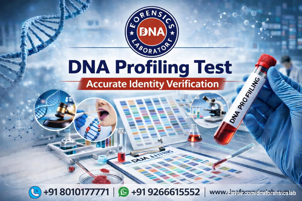 DNA Profiling Test – Accurate Identity Verification

DNA Profiling Test is a highly advanced scientific method used to identify individuals based on their unique genetic makeup. Also known as DNA fingerprinting, DNA Profiling plays a crucial role in forensic investigations, paternity disputes, immigration cases, and legal identity verification. With unmatched accuracy and reliability, a DNA Profiling Test helps establish biological relationships and confirm identity with confidence. At DNA Forensics Laboratory Pvt. Ltd., we offer precise and legally admissible DNA Profiling services trusted by courts and individuals across India. Our state-of-the-art technology, expert team, and strict quality standards ensure highly accurate results. We are proud to be among the most reputed providers of DNA Profiling Tests, offering legal DNA testing for honorable courts of law. With 400+ collection centers worldwide and convenient home sample collection, getting your DNA Profiling Test done is simple and hassle-free. We deliver fast and confidential reports within 4–5 working days. For more information or to book a DNA profiling test, call us at +91 8010177771 or WhatsApp at +91 9266615552. 
Visit us: https://www.dnaforensicslab.com/dna-profiling-test/

#dnaprofiling #dnaprofilingtest #dnafingerprinting #genetictesting #dnaanalysis #paternitytest #ancestrytesting #forensicscience #crimeinvestigation #wildlifeconservation #accuratednatest #legaldnatest #trusteddnatesting #dnaforensics #identityprotection