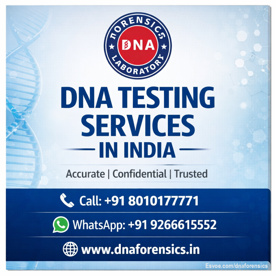 DNA Testing Services in India

DNA testing is a process that compares the DNA of a child with that of a man to determine whether he is the child’s biological father. DNA carries genetic information that is passed from parents to children. Every child inherits 50% of their DNA from their biological father and 50% from their biological mother. There are many situations in which DNA paternity testing services become helpful. For further information or to fix an appointment, feel free to call us at +91 8010177771. You can also chat on WhatsApp at +91 9266615552.
#dnatest #dnatesting
Read More: https://www.dnaforensics.in/