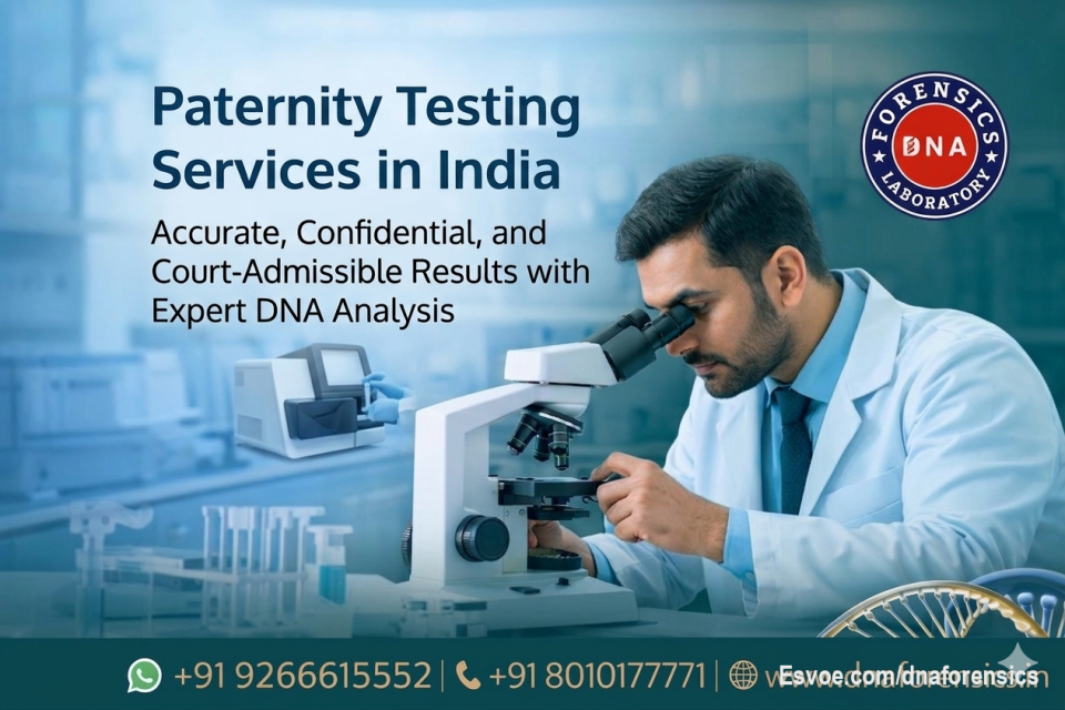 Paternity Testing Services in India with Accurate and Confidential Results

Looking for reliable and accurate paternity testing services in India? DNA Forensics Laboratory Pvt. Ltd. offers precise, confidential, and legally valid DNA tests at competitive prices nationwide.

Paternity DNA testing is a scientific process that compares the DNA of a child with that of an alleged father to confirm biological relationships. Since every child inherits 50% of their DNA from each parent, the lab analyzes specific DNA markers from both individuals. If the markers match, paternity is confirmed with high accuracy; if not, the alleged father is excluded with 100% certainty.

For more details, call us at +91 8010177771 or WhatsApp at +91 9266615552 to book your test today.

Visit us: https://www.dnaforensics.in/tests/dna/peace-of-mind/paternity-dna-test/

#PaternityTest #DNAForensicsLaboratory #AccurateResults