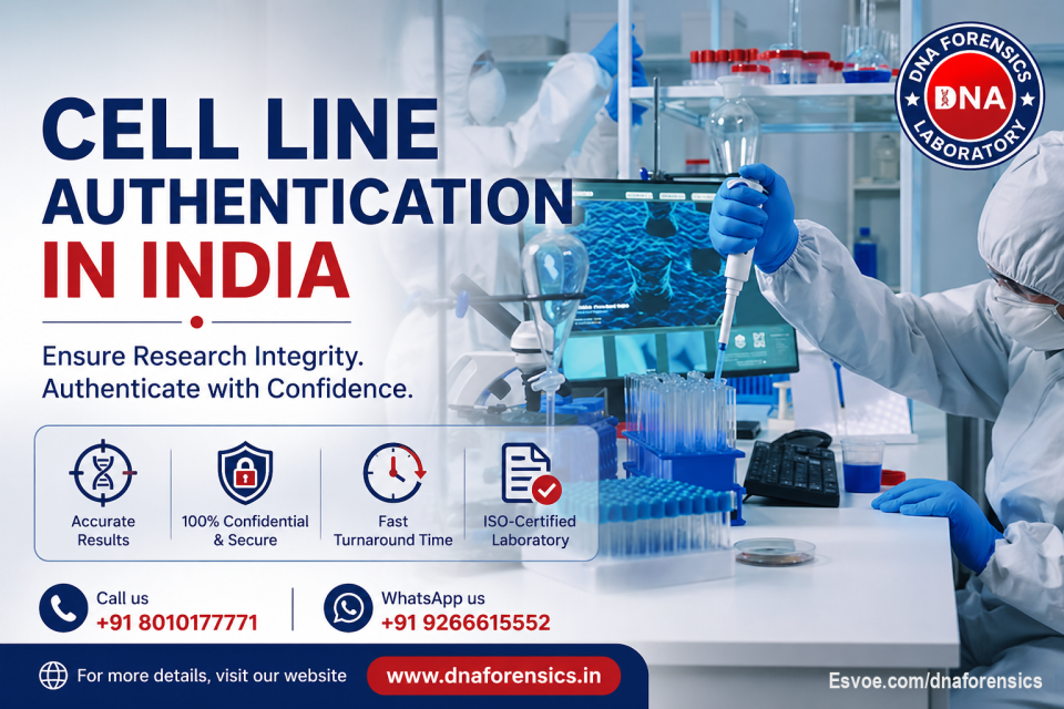 Accurate Cell Line Authentication For Reliable Research Results

Research demands precision, but unreliable cell lines can compromise even the best work. DNA Forensics Laboratory Pvt. Ltd. provides accurate Cell Line Authentication Services to verify the identity of your cells by analyzing their unique DNA and matching it with trusted references.

Ensure reliable results, maintain research integrity, and meet global standards with our expert testing solutions.

Call: +91 8010177771 | WhatsApp: +91 9266615552

More details: https://www.dnaforensics.in/cell-line-authentication/

#celllineauthentication #researchaccuracy #laboratorytesting