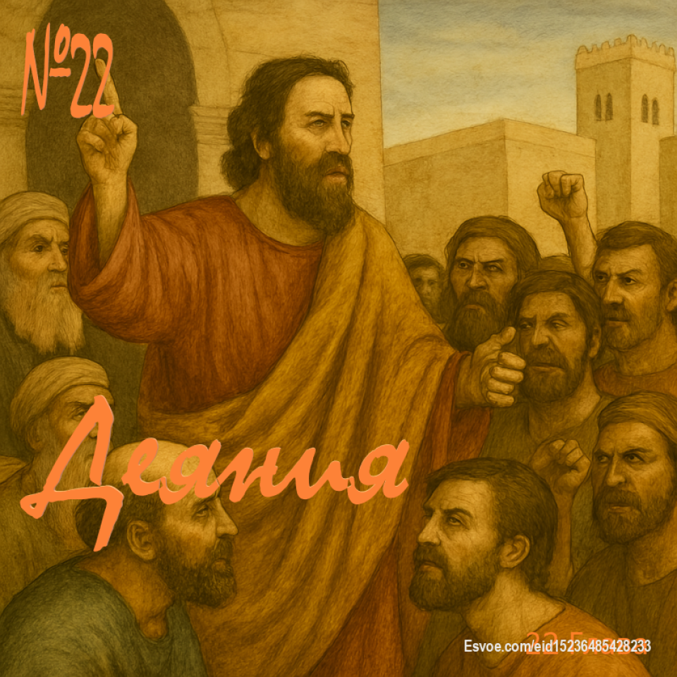 Разбор Писания книги Деяняия Святых Апостолов 22 Глава
https://sites.google.com/view/svetiisusa7/главная/разбор-текстов/деяния/22-глава